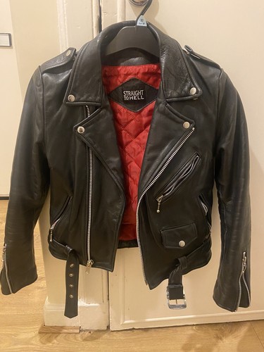 straight to hell leather jacket