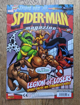 2012 Marvel Comic Spider-Man Magazine #247 Legion of Losers - Spidey Faces Feinden