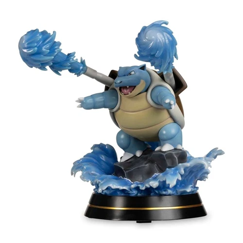 Pokemon First 4 Figures Blastoise Drenching Waters Light Up Statue /1000 IN HAND