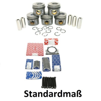 Kolben Set in Standardmaß + KW Lager Kit für VW T4 2.5 TDI ACV AXG BBF Kolbensch