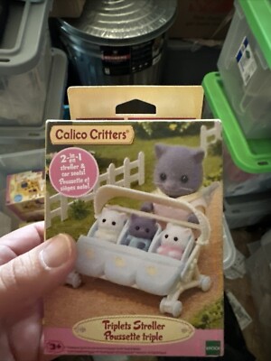 Calico Critters #CC1898 Triple Stroller NEW