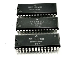 Matsushita  MN6168VIA  MN6168VIH  MN6168VIB IC Access Memory Chip 2pcs  28 DIP
