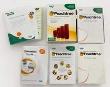 PREOWNED Sage Peachtree Pro Accounting 2010 Product CD + Software Manuals