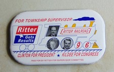 Bill Clinton 1996 Michigan Congress campaign pin button political