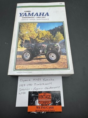 Clymer M489 Yamaha 1989-1997 Timberwolf Service - Repair - Maintenance Manual