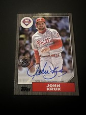 2022 Topps Series 2 1987 Topps BaseballAutographs Black#87BA-JKR John Kruk /199 