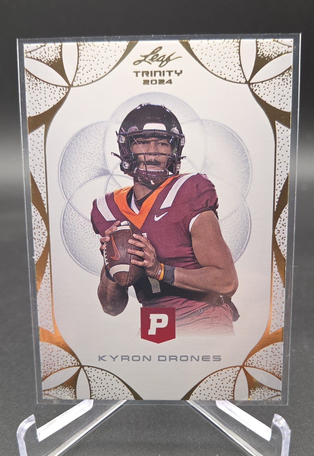 2024 Leaf Trinity Pristine Auction - Kyron Drones #66 Gold Foil  (RC)