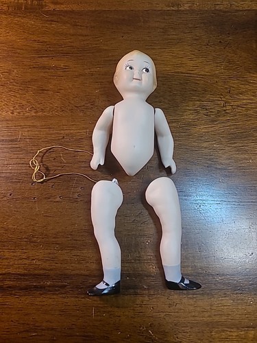 Vtg 1981 Shackman 6" Doll Miss Googley Eyes Museum Replica Jointed Bisque - Picture 3 of 12