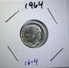1964 10C Roosevelt Dime SILVER Uncirculated (16-04)