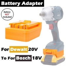 Adapter For Dewalt 20V Max Battery Convert to For Bosch 18V Blue Cordless Tools