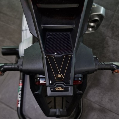 Aufkleber 3D Kompatibel mit Moto Guzzi V100 Mandello 2023-2026 Heckverkleidung