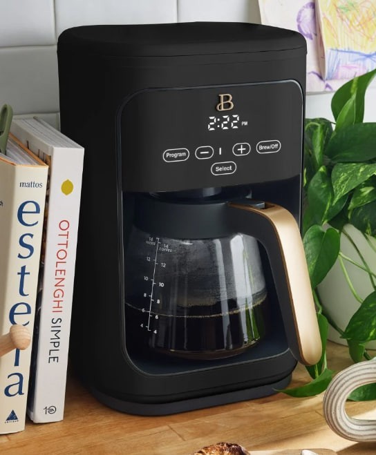 Beautiful 14-Cup Coffee Maker  Programmable, Touch Screen, Black Sesame |  eBay