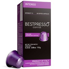Bestpresso Coffee for Nespresso Machine 120 pods Intenso Blend - High Intensity