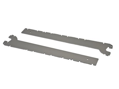 NEU 1x Konsolenpaar T47cm 2H silbergrau Regal Konsolen für Eden Tegometall ITAB*