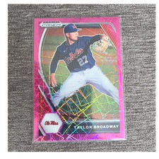 Panini 2021 Prizm Draft Picks Taylor Broadway Pink Prizm #PDP185 Ole Miss