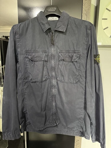 Sopracamicia Stone Island effetto antico XL