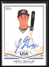 Joey Gallo 2011 Topps USA Baseball Autographs Auto A #USA-A51 18U National Team