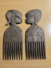 African Wooden Hair Comb