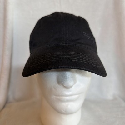 Two Blind Brothers Adult One Size Black Cotton Strap Back Baseball Cap