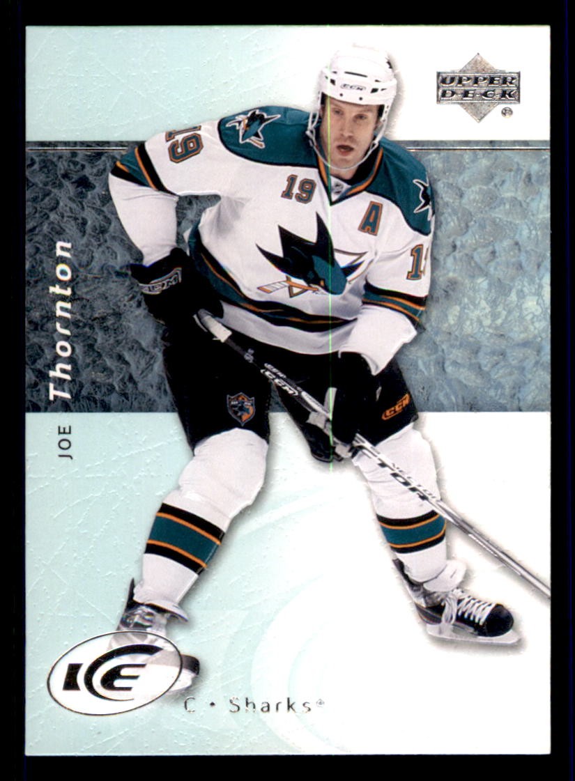 2007-08 Upper Deck Ice #100 Joe Thornton San Jose Sharks
