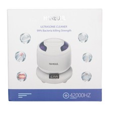 Haneuul Ultrasonic Cleaner 42kHz UV-C Jewelry Retainer Denture Cleaner