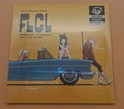 The Pillows FLCL Progressive Alternative Limited Clear Multi Splatter vinyl LP