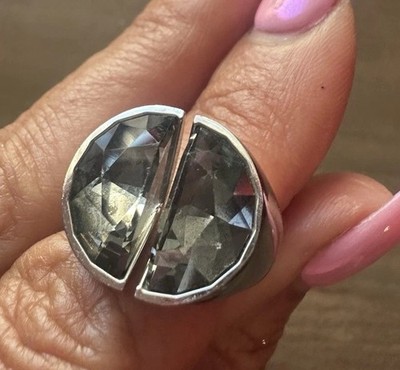 Authentic SWAROVSKI Lucent cocktail ring Size 55
