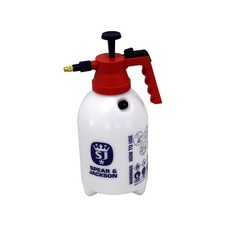 Spear & Jackson 2LPAPS 2L Pump Action Pressure Sprayer, WHITE AND RED 
