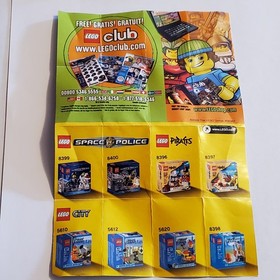 LEGO 8399 Space Police K-9 Bot Instructions Manual Booklet 2009 Advertisement
