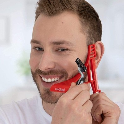 SIDECHEEK Three-dimensional Beard Shaping Tool, Shaving Template, Beard Shape...