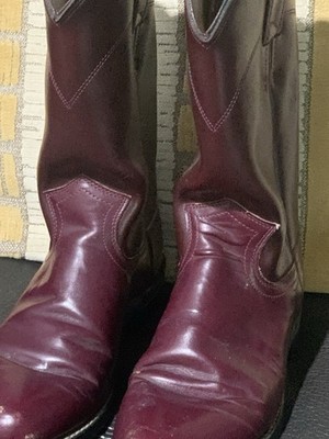 Justin Aq8650 Bottes western exotiques en autruche à bout