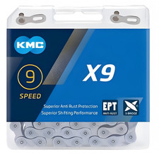KMC X9 EPT 9-Speed EcoProteQ Edition X-Series Bicycle Chain