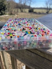 Glass Beads for Jewelry Making Variety of Sizes, Shapes Colors
