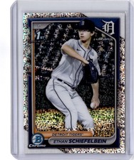 2024 Bowman Draft #BDC-7 Ethan Schiefelbein Chrome Sparkles Refractor #/200