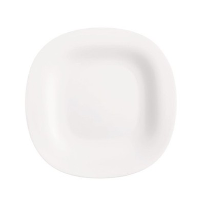 Luminarc Carine 19,5 cm Opalglas weiß Dessert Obst Essen Tisch Esstisch Teller