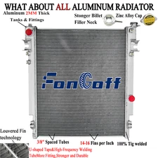 4 ROW ALUMINUM RADIATOR for 2010-2012 DODGE RAM 2500 3500 4500 5500 6.7L,