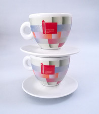 2 Tazze ILLY BIENNALE ARTE VENEZIA CAPPUCCINO cups Illy collection 2024 bar