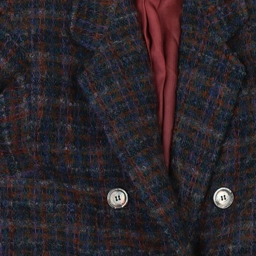 Louben Women's Multicoloured Wool Blazer Size 5 - Picture 7 of 12