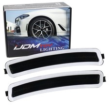 Euro Smoked Front Bumper Side Marker Reflex For Bmw 2017-22 G30 530 540 550 M5
