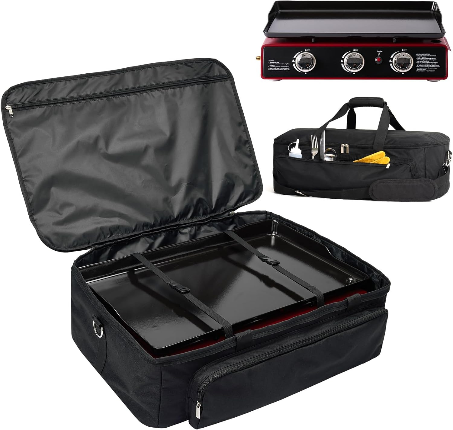 NOELIFE Portable Grill Carry Bag for Royal Gourmet PD1301R PD1301S Tabletop Grill