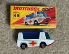 1971 Matchbox Superfast STRETCHA FETCHA car #48 Made England Lesney box White