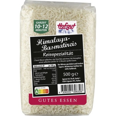 Hofgut Himalaya Basmati 500g Packung