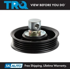 TRQ Serpentine Belt Idler Pulley Fits Ford Aspire Villager Nissan Altima Quest