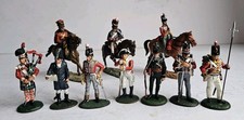 Del Prado soldiers Horses British  Highlander Piper Sergeant lieutenant private