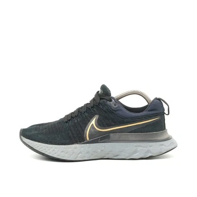 Nike Herren React Infinity Run Flyknit Sneaker Schwarz Leicht Laufschuhe EU 42 - Bild 1 von 4