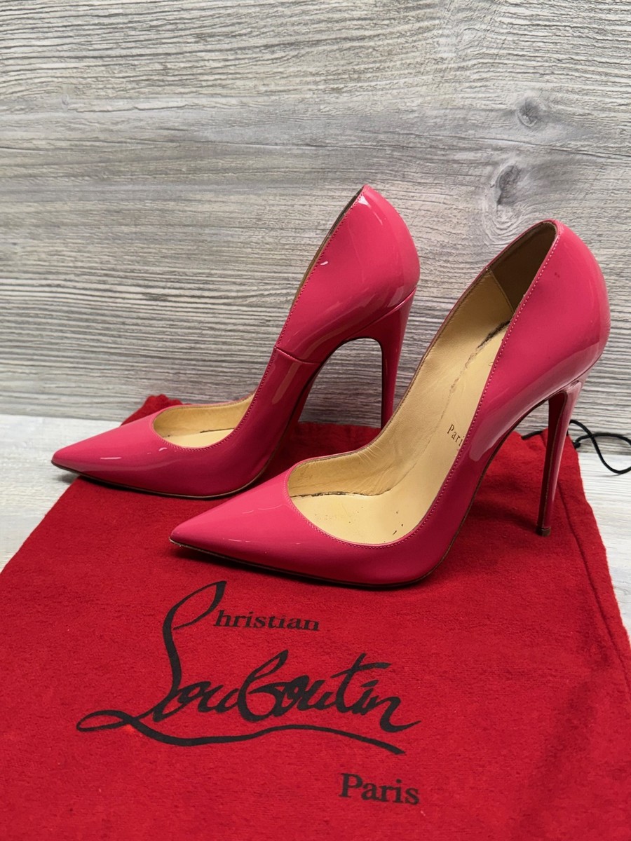 Christian Louboutin Womens Pumps Heels Size 7.5 US 37.5 EU Pink