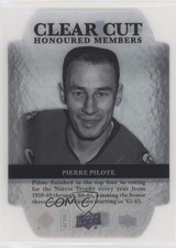 2018 Upper Deck Clear Cut Honoured Members Update 44/100 Pierre Pilote HOF 4re