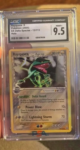Rayquaza EX Delta Species 13/113 CGC 9.5 Pokémon TCG  (ONLY 4 IN POPULATION)