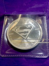 2016 .9999 SILVER Canadian Maple Leaf BU Superman Shield Design-Maple Leaf Privy