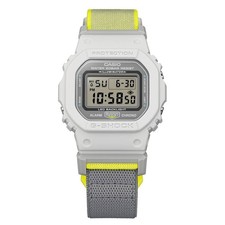 Casio G-Shock DW-5600MNC-7A8DR White Cloth Strap Magnetic Buckle 200M New